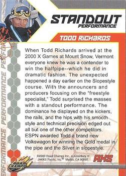 2000 Road Champs AXS - Standout Performance #NNO Todd Richards Back